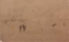 (MILITARY--BUFFALO SOLDIERS.) OKLAHOMA. Detachment of Indian soldiers from C Troop, 5 Cavalry during evictions of the “Boomers.” * Keit